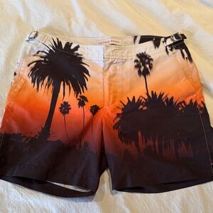 Orlebar Brown Men's Tropical Sunset Swim Trunks